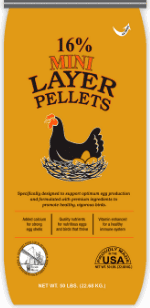 16% Layer Mini Pellets